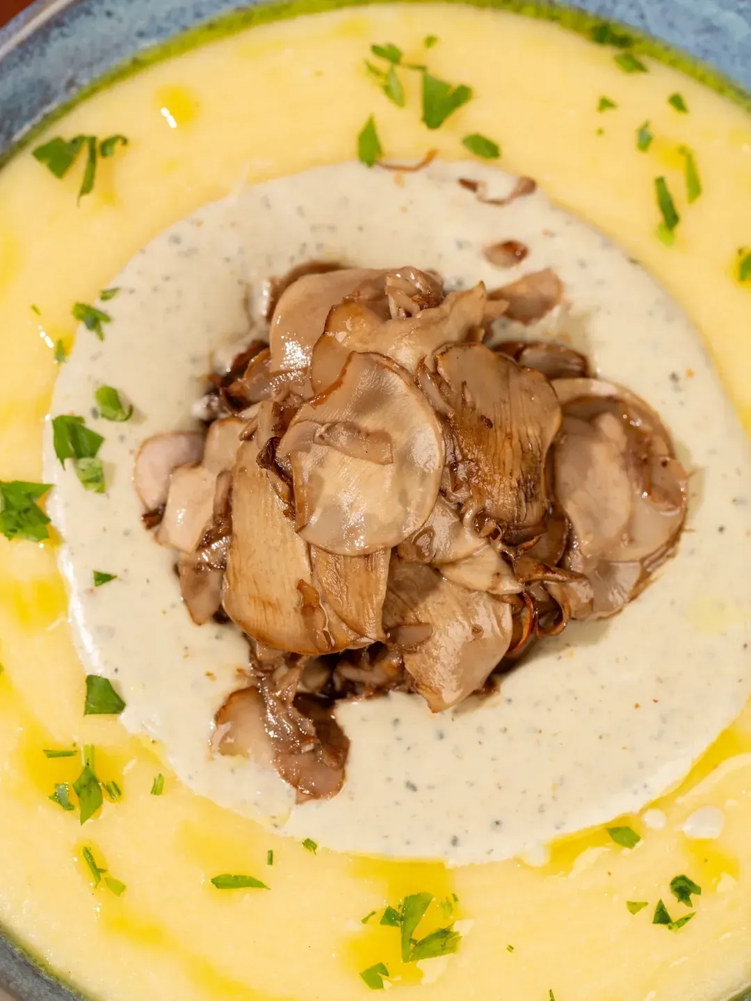 Polenta con funghi