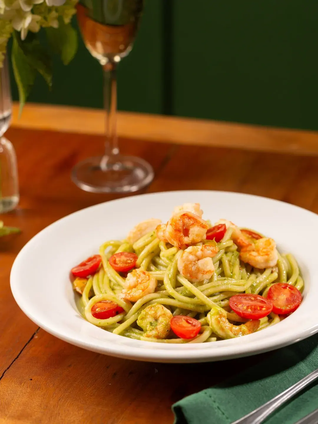 Spaghetti al pesto